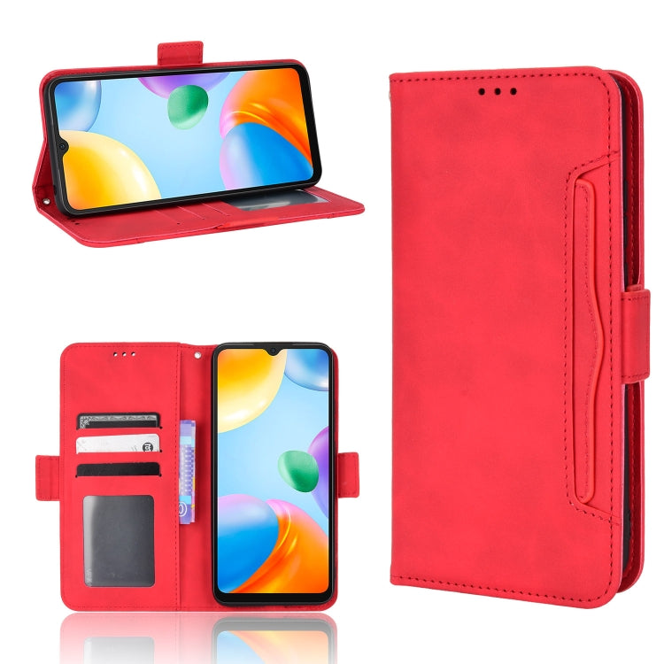 For Xiaomi Redmi 10C Skin Feel Calf Pattern Leather Phone Case