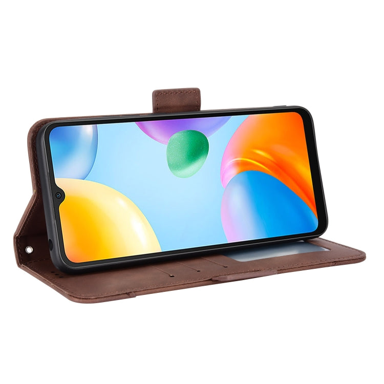 For Xiaomi Redmi 10C Skin Feel Calf Pattern Leather Phone Case