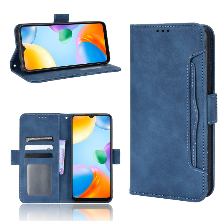 For Xiaomi Redmi 10C Skin Feel Calf Pattern Leather Phone Case