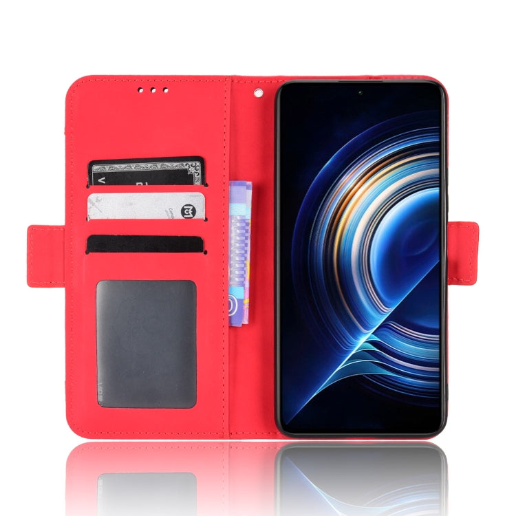 For Xiaomi Redmi K40S Skin Feel Calf Pattern Leather Phone Case