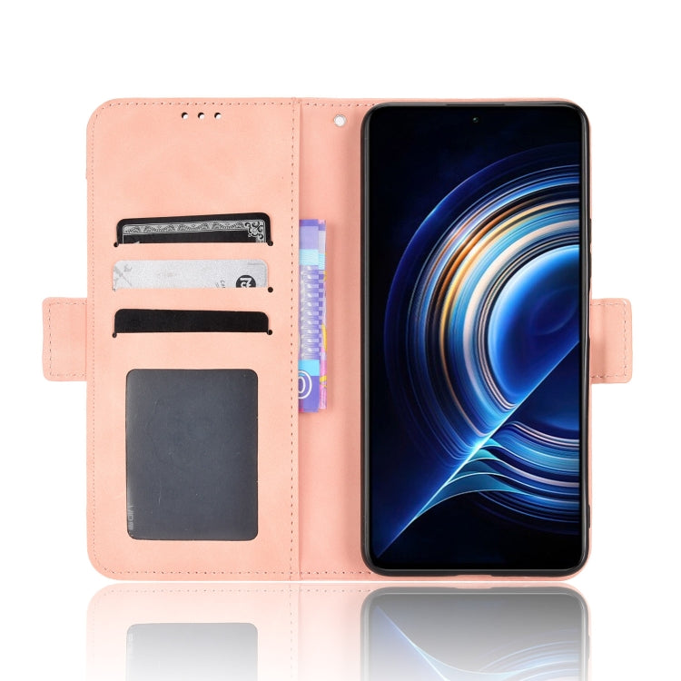 For Xiaomi Redmi K40S Skin Feel Calf Pattern Leather Phone Case
