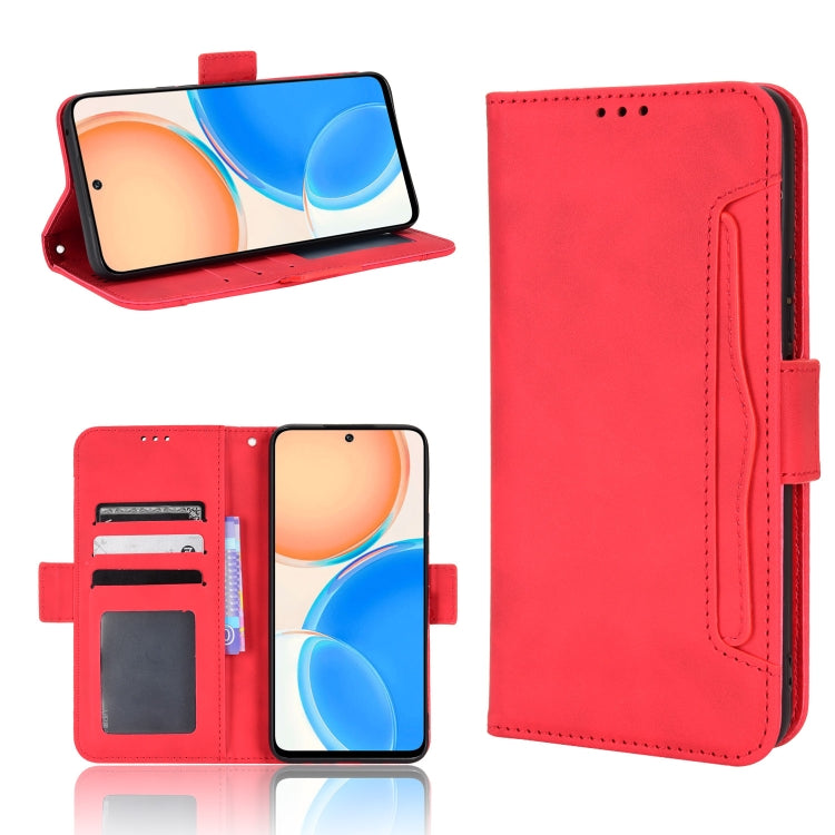 For Honor X8 Skin Feel Calf Pattern Leather Phone Case