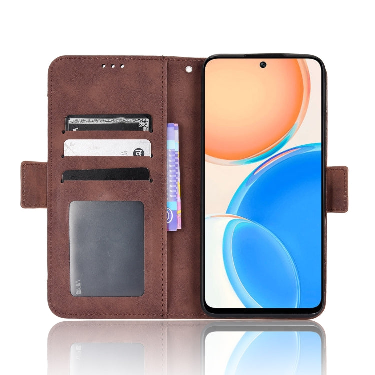 For Honor X8 Skin Feel Calf Pattern Leather Phone Case