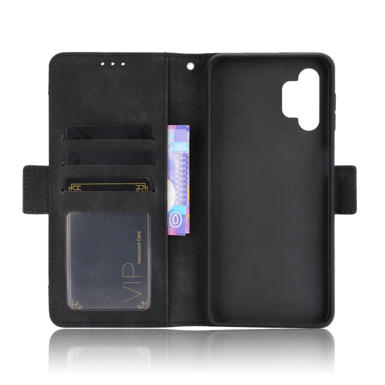 For Samsung Galaxy A13 4G Skin Feel Calf Pattern Leather Phone Case