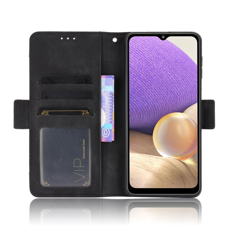 For Samsung Galaxy A13 4G Skin Feel Calf Pattern Leather Phone Case