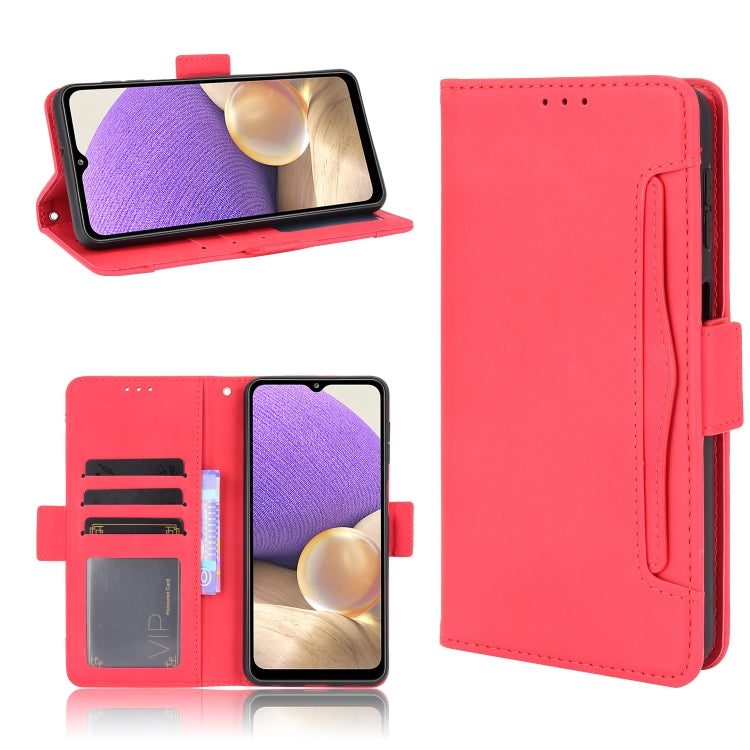For Samsung Galaxy A13 4G Skin Feel Calf Pattern Leather Phone Case