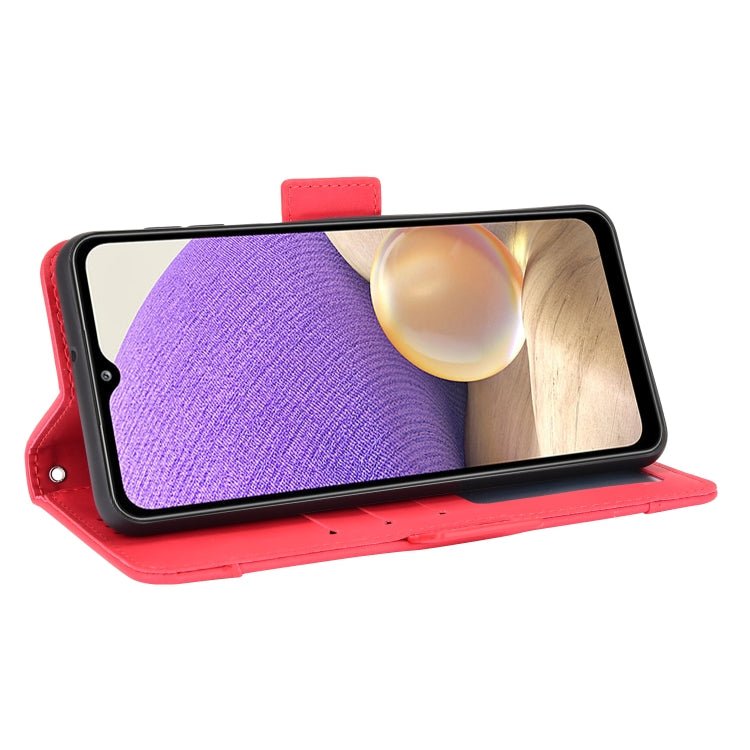 For Samsung Galaxy A13 4G Skin Feel Calf Pattern Leather Phone Case