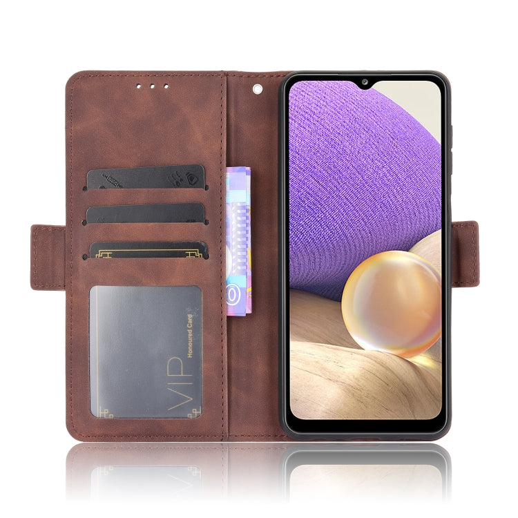 For Samsung Galaxy A13 4G Skin Feel Calf Pattern Leather Phone Case