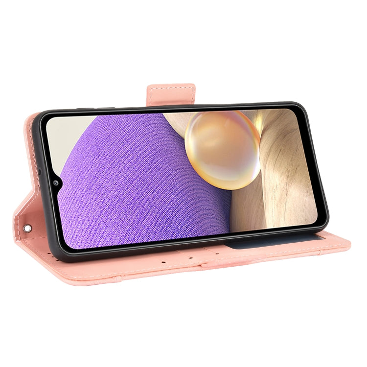 For Samsung Galaxy A13 4G Skin Feel Calf Pattern Leather Phone Case