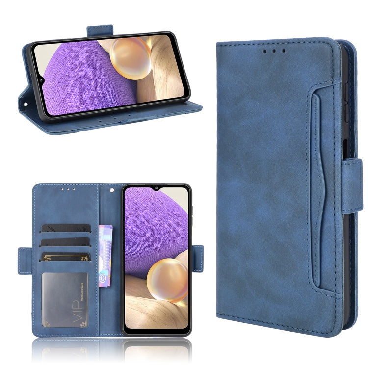 For Samsung Galaxy A13 4G Skin Feel Calf Pattern Leather Phone Case