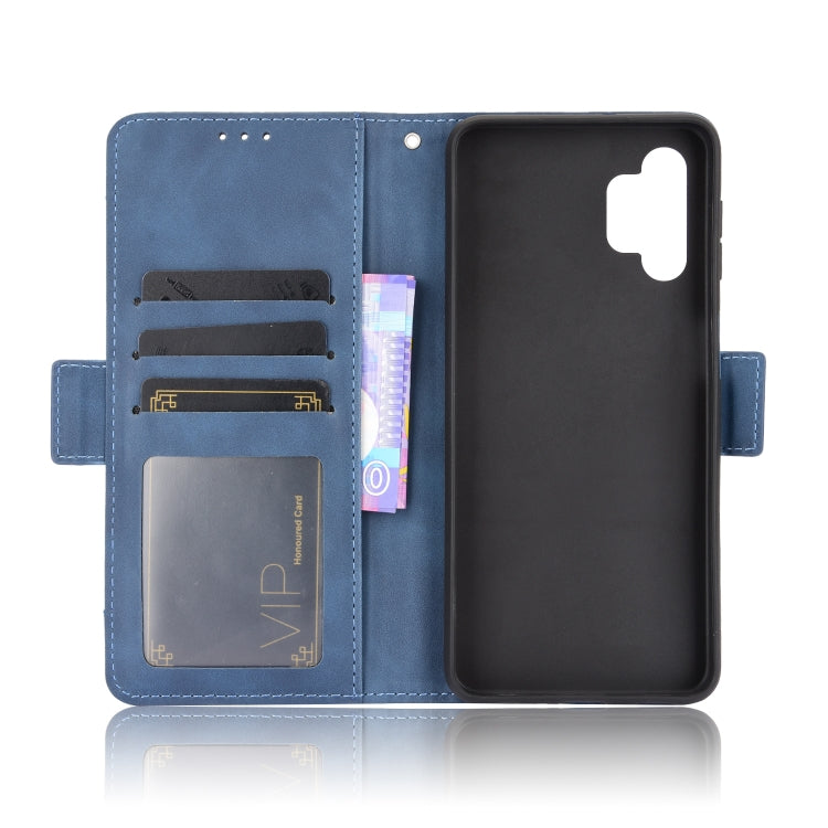 For Samsung Galaxy A13 4G Skin Feel Calf Pattern Leather Phone Case