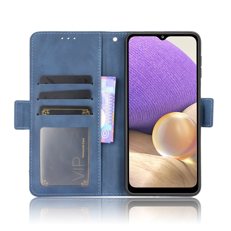 For Samsung Galaxy A13 4G Skin Feel Calf Pattern Leather Phone Case