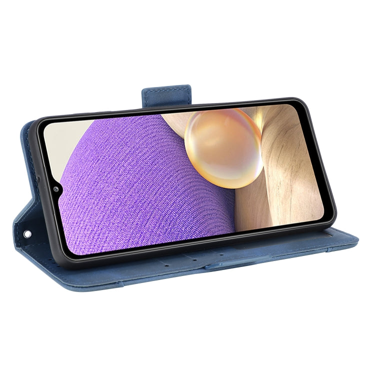 For Samsung Galaxy A13 4G Skin Feel Calf Pattern Leather Phone Case