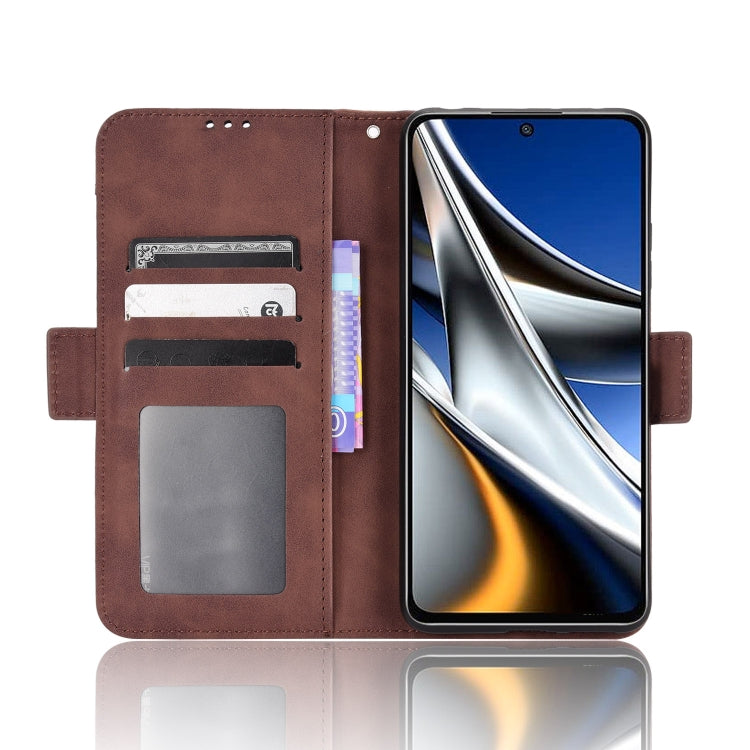 For Xiaomi Poco M4 Pro 5G Skin Feel Calf Pattern Leather Phone Case