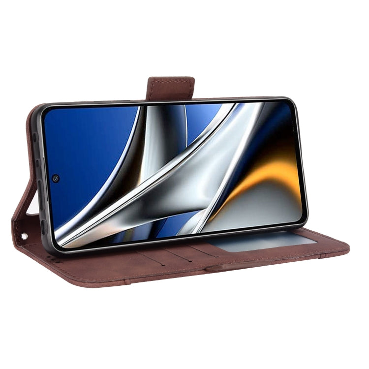 For Xiaomi Poco M4 Pro 5G Skin Feel Calf Pattern Leather Phone Case