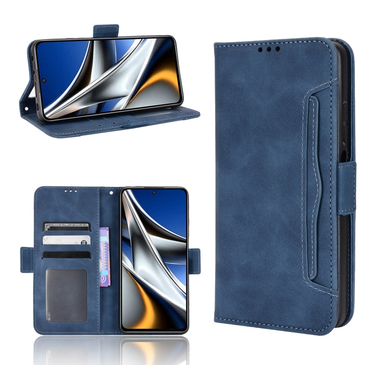 For Xiaomi Poco M4 Pro 5G Skin Feel Calf Pattern Leather Phone Case