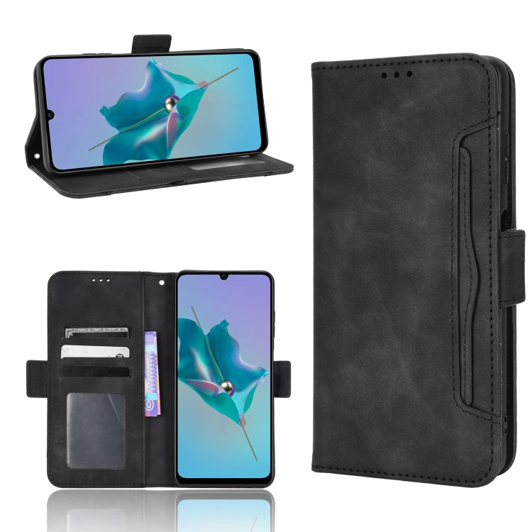 For ZTE Blade A72 Skin Feel Calf Pattern Leather Phone Case