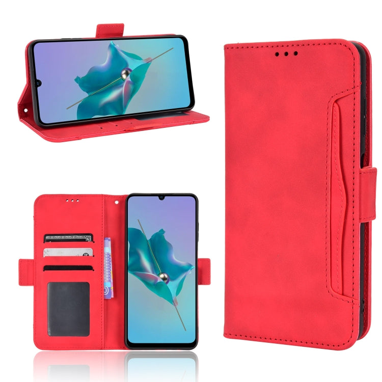 For ZTE Blade A72 Skin Feel Calf Pattern Leather Phone Case