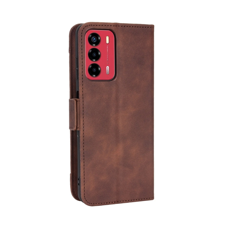For ZTE Blade A72 Skin Feel Calf Pattern Leather Phone Case