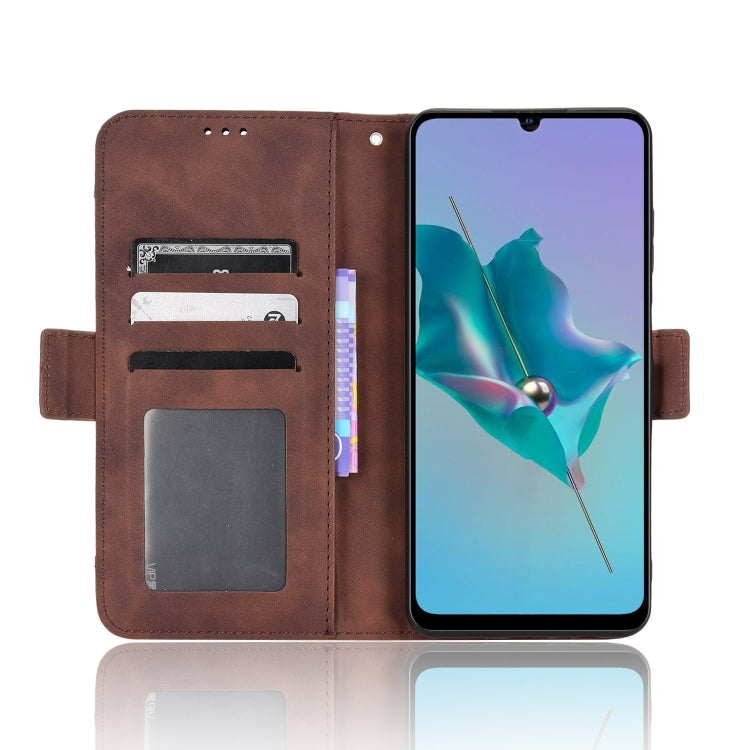 For ZTE Blade A72 Skin Feel Calf Pattern Leather Phone Case