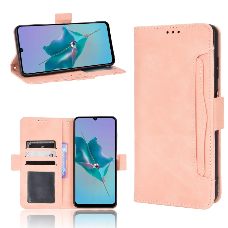 For ZTE Blade A72 Skin Feel Calf Pattern Leather Phone Case