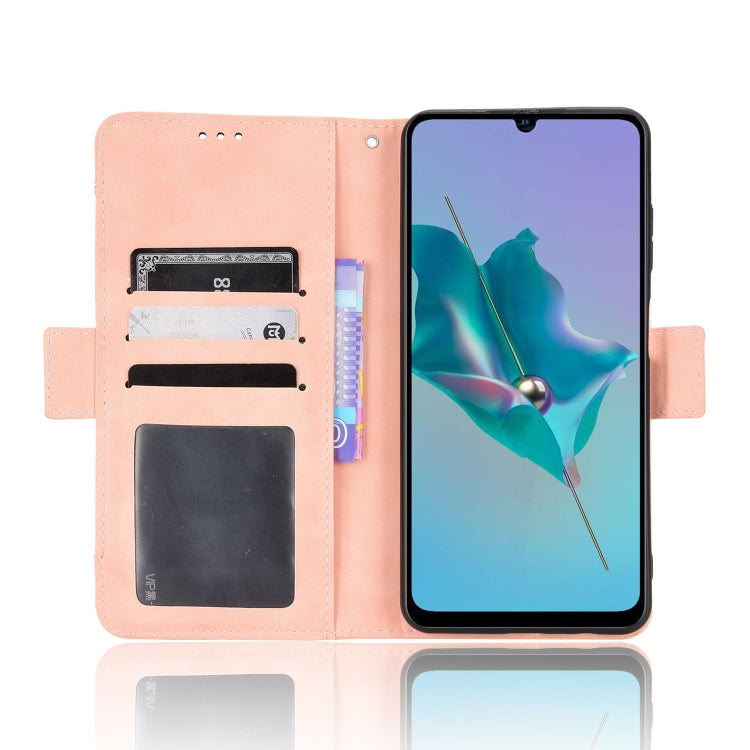 For ZTE Blade A72 Skin Feel Calf Pattern Leather Phone Case