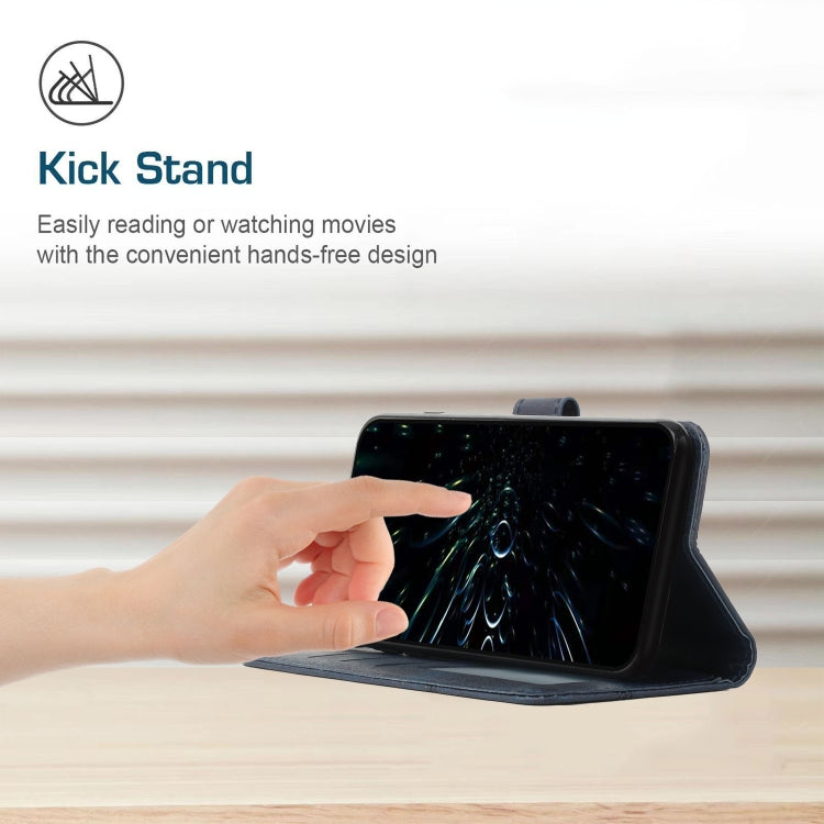For Xiaomi Redmi Note 11/11S Foreign Version Stitching Calf Texture Buckle Leather Phone Case