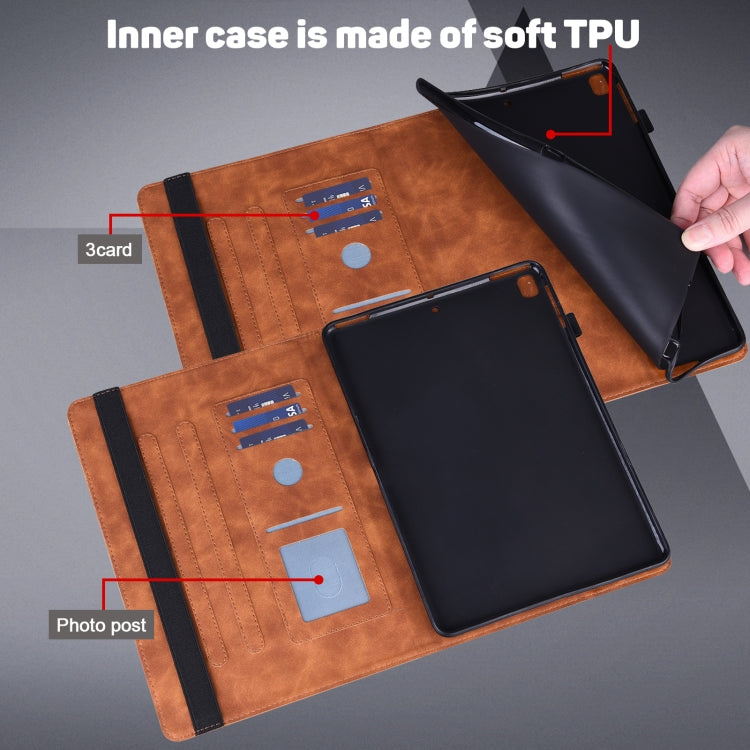 Peacock Embossed Pattern TPU + PU Leather Smart Tablet Case with Sleep / Wake-up For iPad Air 2022 / Air 2020 10.9