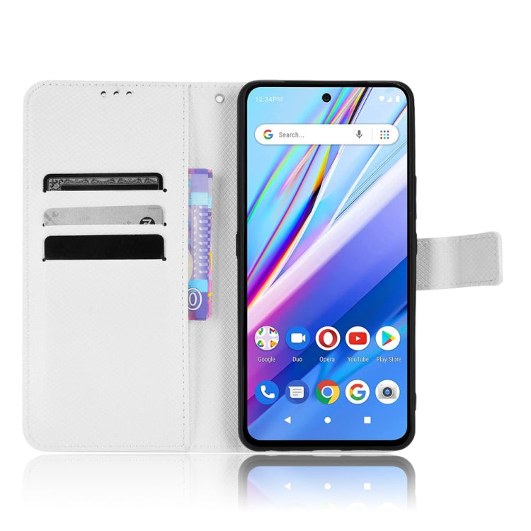For BLU G91 Pro Diamond Texture Leather Phone Case