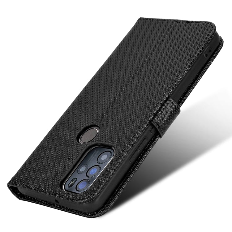 For BLU G91 Pro Diamond Texture Leather Phone Case