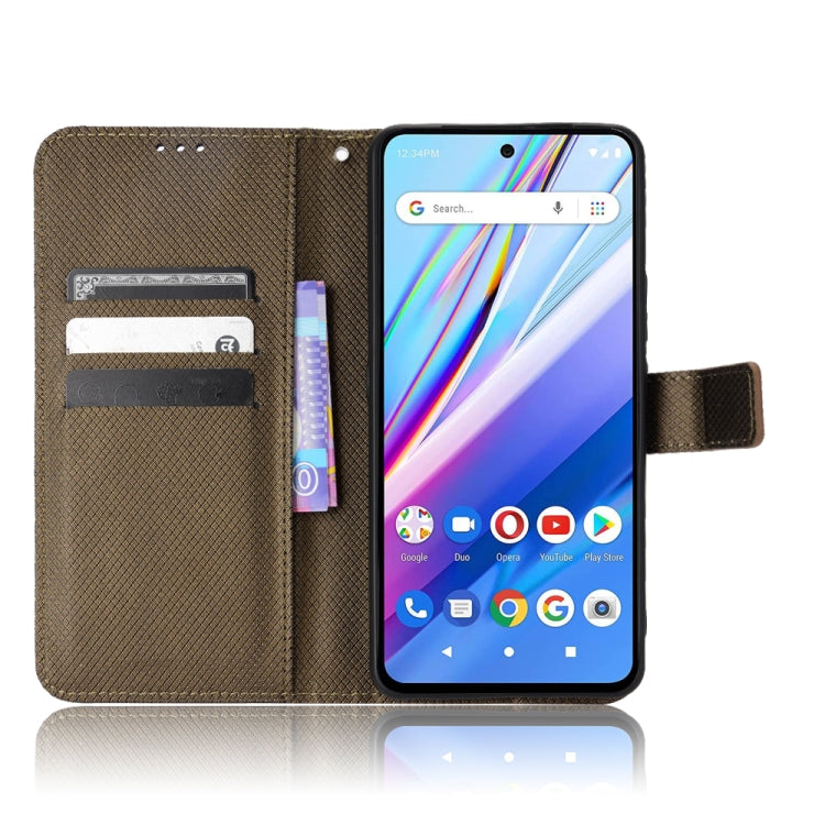 For BLU G91 Pro Diamond Texture Leather Phone Case