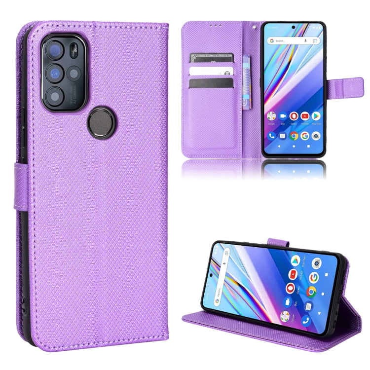 For BLU G91 Pro Diamond Texture Leather Phone Case