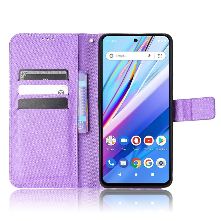 For BLU G91 Pro Diamond Texture Leather Phone Case