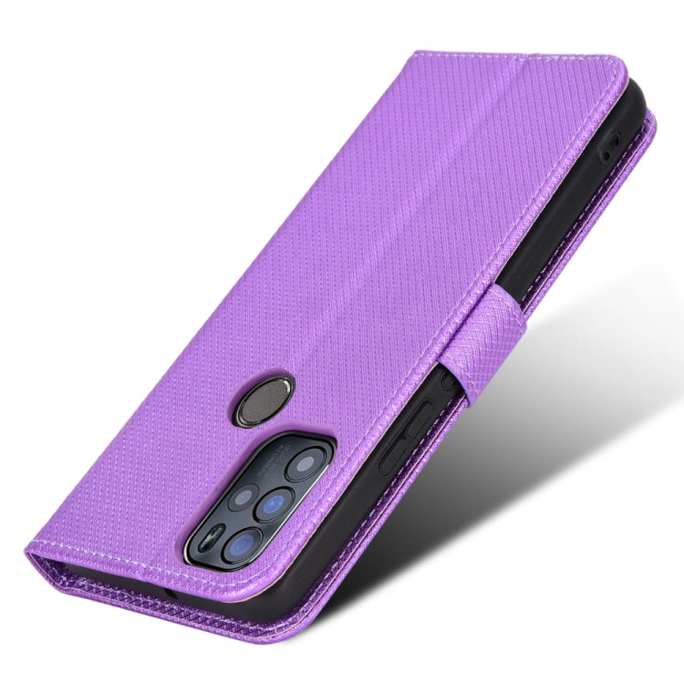 For BLU G91 Pro Diamond Texture Leather Phone Case