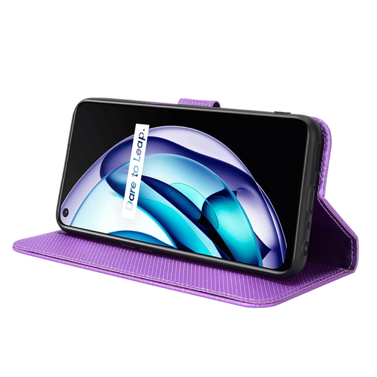 For OPPO Realme Q3T / Q3S Diamond Texture Leather Phone Case