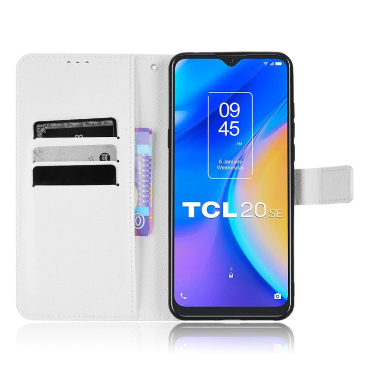 For TCL 20 SE Diamond Texture Leather Phone Case