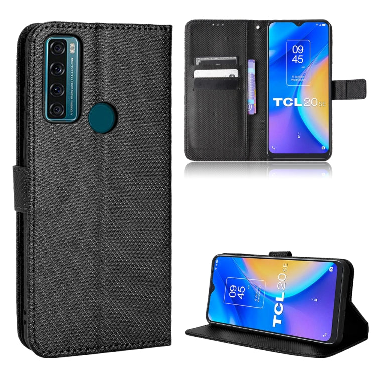 For TCL 20 SE Diamond Texture Leather Phone Case
