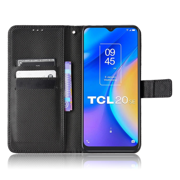 For TCL 20 SE Diamond Texture Leather Phone Case