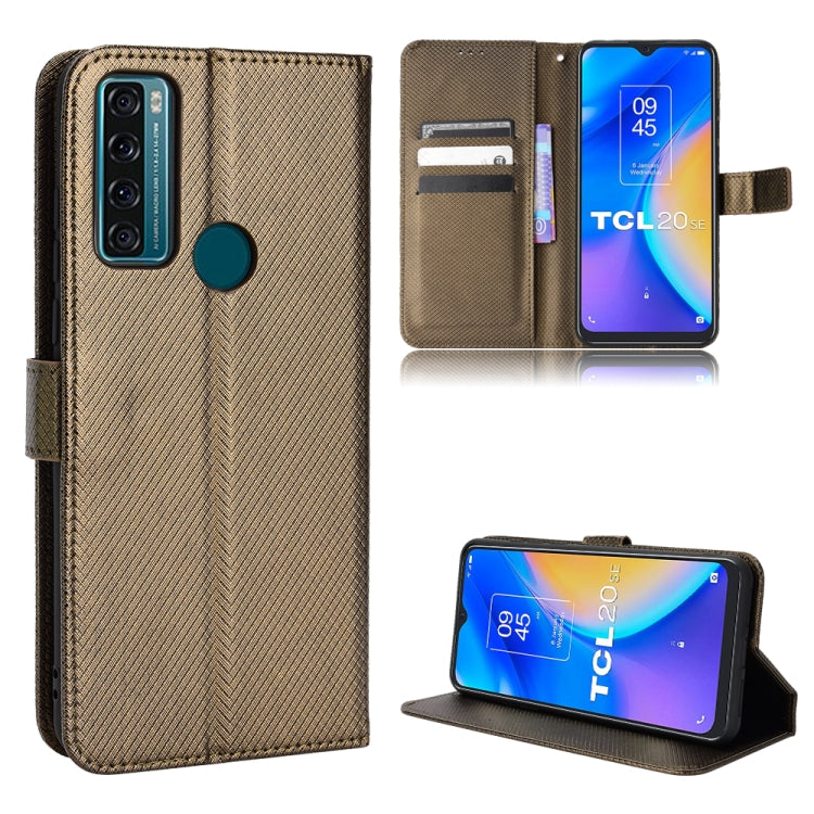 For TCL 20 SE Diamond Texture Leather Phone Case