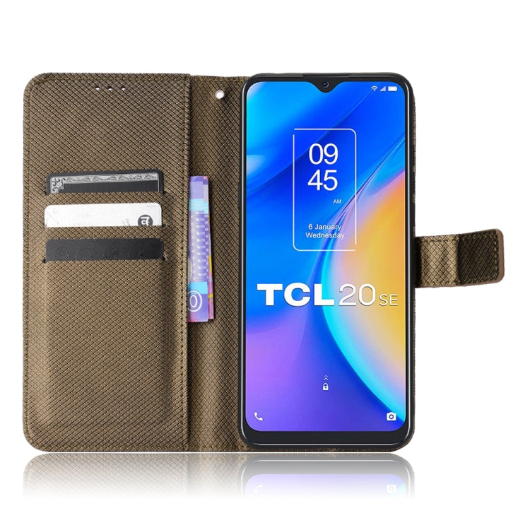 For TCL 20 SE Diamond Texture Leather Phone Case