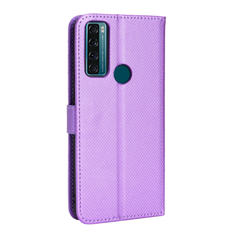 For TCL 20 SE Diamond Texture Leather Phone Case