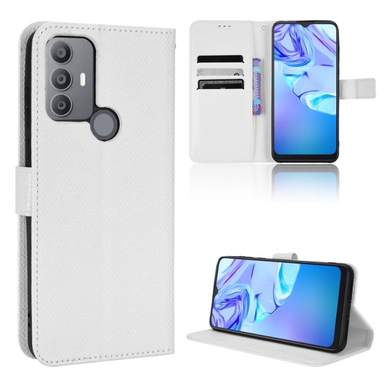 For TCL 30 SE / 30 E / 306 / Sharp Aquos V6 Diamond Texture Leather Phone Case