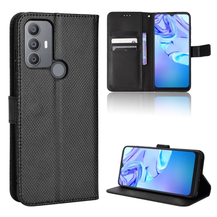 For TCL 30 SE / 30 E / 306 / Sharp Aquos V6 Diamond Texture Leather Phone Case