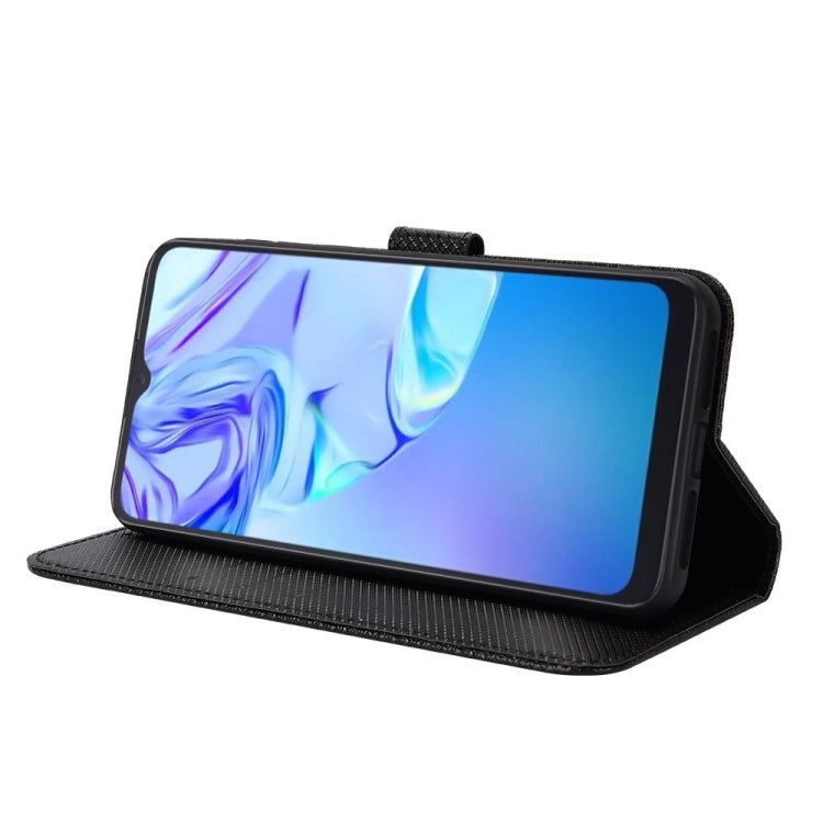 For TCL 30 SE / 30 E / 306 / Sharp Aquos V6 Diamond Texture Leather Phone Case
