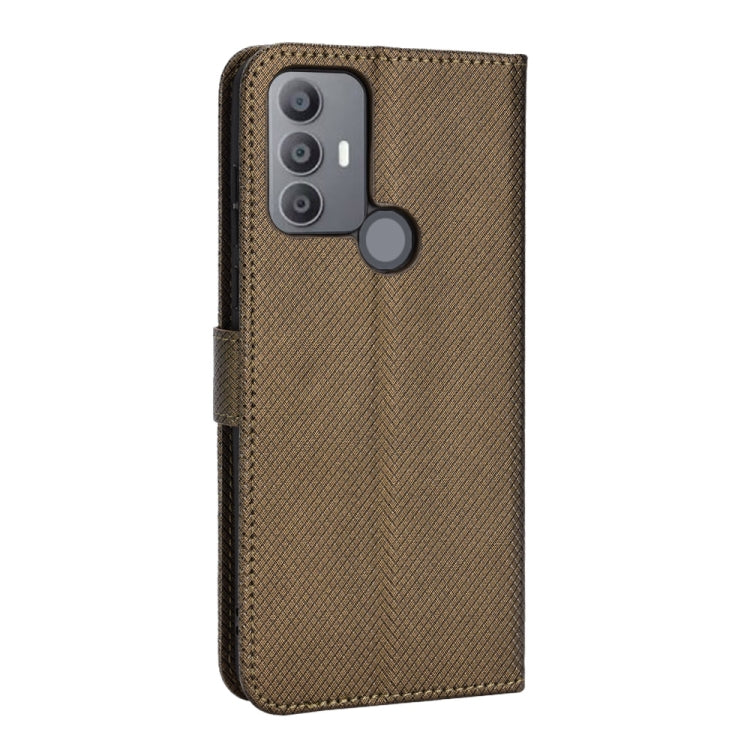 For TCL 30 SE / 30 E / 306 / Sharp Aquos V6 Diamond Texture Leather Phone Case