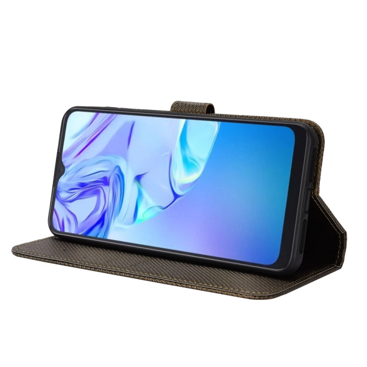 For TCL 30 SE / 30 E / 306 / Sharp Aquos V6 Diamond Texture Leather Phone Case
