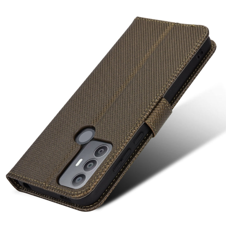For TCL 30 SE / 30 E / 306 / Sharp Aquos V6 Diamond Texture Leather Phone Case