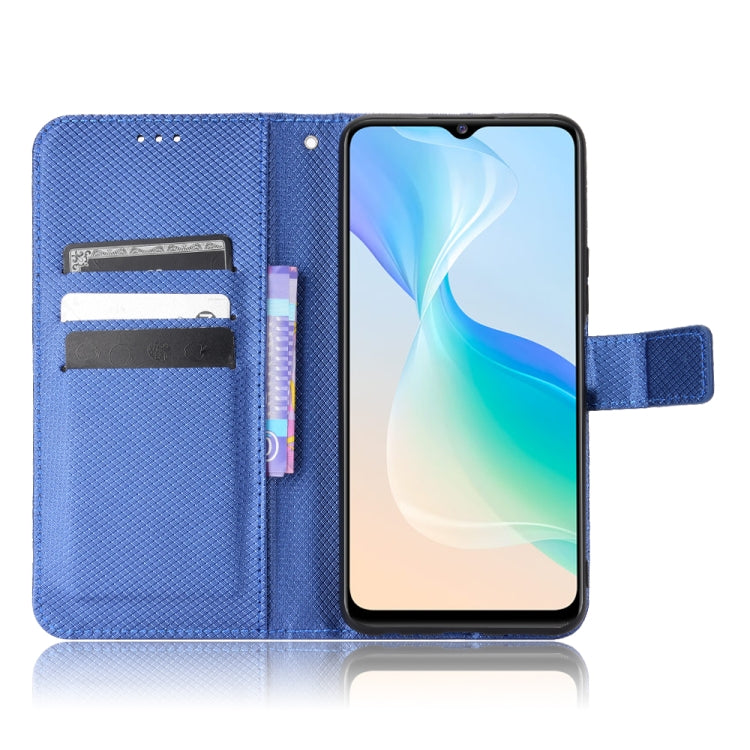 For vivo Y76 5G Diamond Texture Leather Phone Case