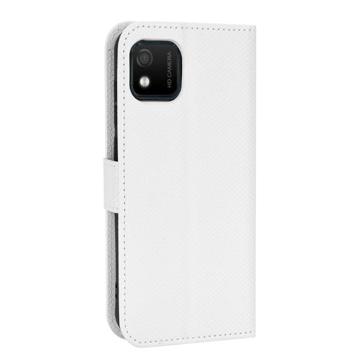 For Wiko Y52 Diamond Texture Leather Phone Case