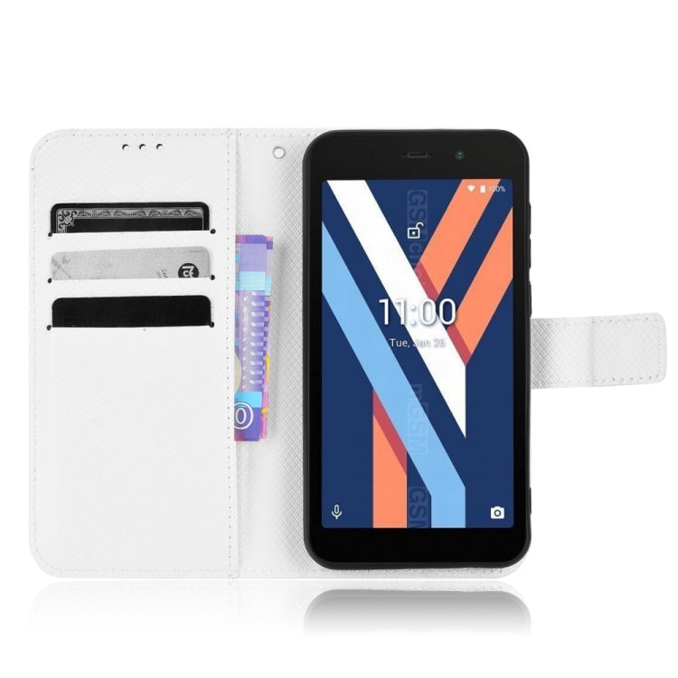 For Wiko Y52 Diamond Texture Leather Phone Case